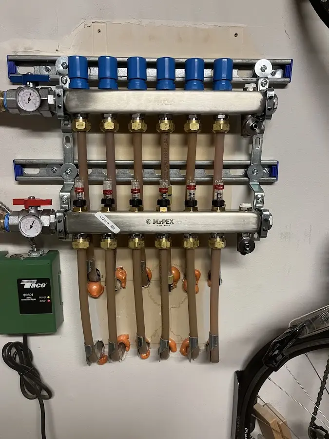 Plumber performing Leak Detection at a residential property in Wayne